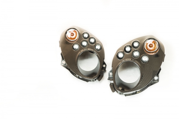 4C SCHEINWERFER COVER CARBON