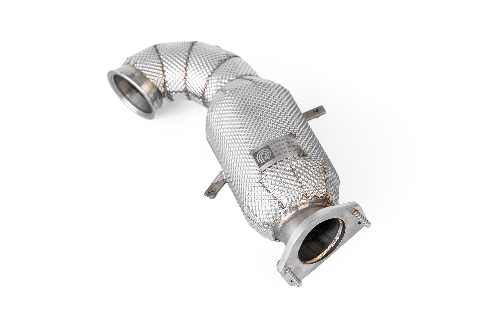 ABARTH 500 DOWNPIPE 200CPSI EU6 + WLTP KALOTTE