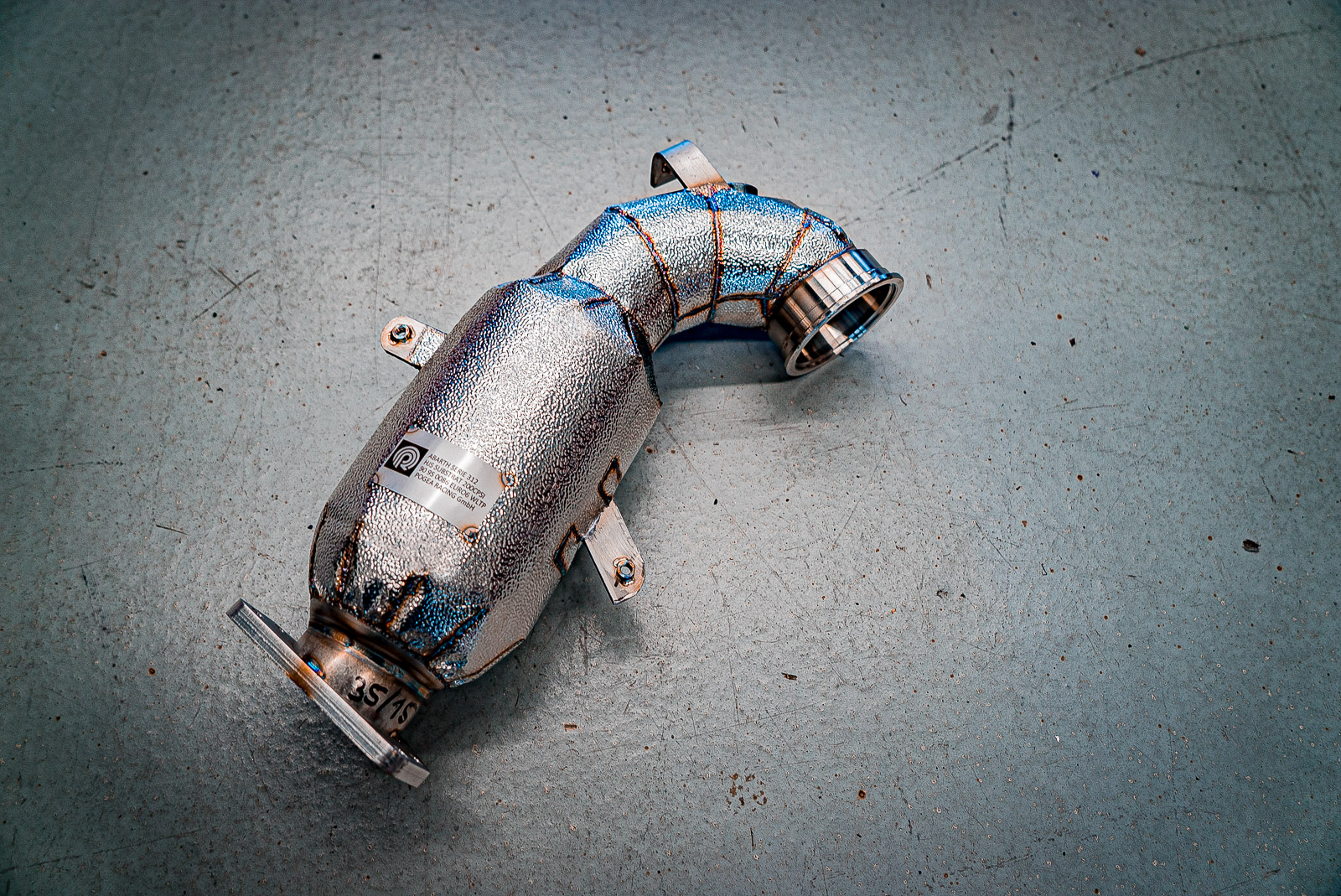 ABARTH 500 DOWNPIPE 200CPSI EU6+WLTP GROBKORN